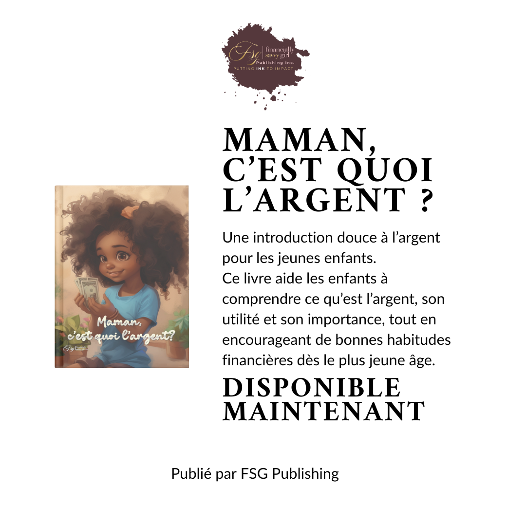 Couverture du livre Maman, c’est quoi l’argent ?, un livre pour enfants sur l’éducation financière qui introduit les notions de l’argent dès le plus jeune âge, publié par FSG Publishing.